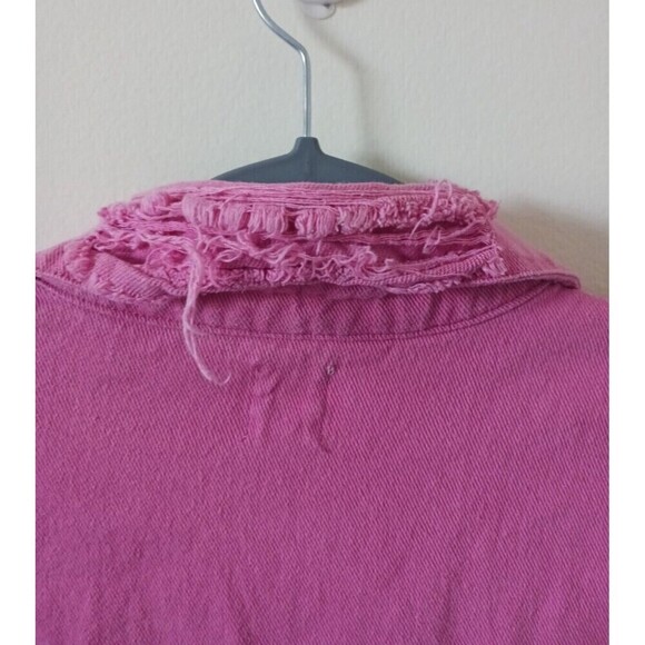 No.‎ 1 Los Angeles Denim Romper Long Sleeve Pink Size M - Picture 8 of 12